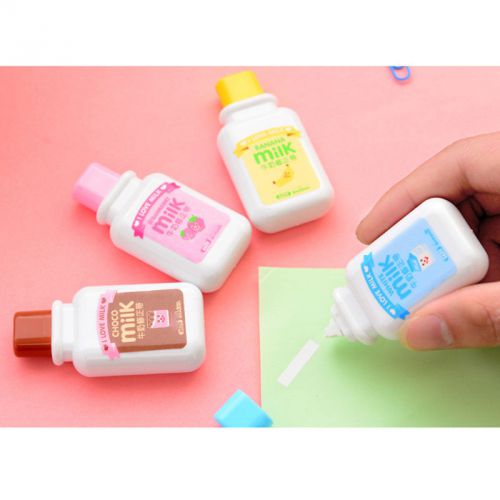 Milky Correction Tape Kawaii Student Study Stationery Office School Papelaria