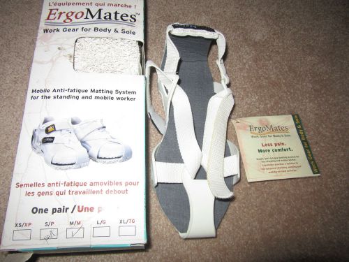 ERGOMATES ANTI FATIGUE MATTING SOLES WORK BOOTS SIZE M