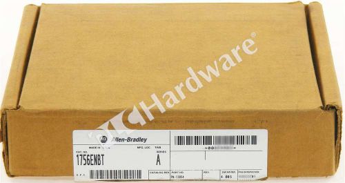 New Allen Bradley 1756-ENBT /A Pkg 2007 EtherNet/IP 10/100 Bridge F/W 4.003 Qty