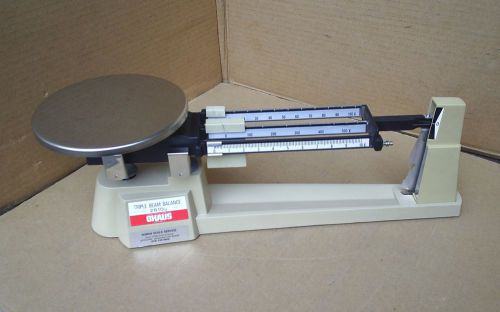 Vintage Triple Beam Balance 2610g Ohaus Scale 700/800 Series 5lb 2 oz