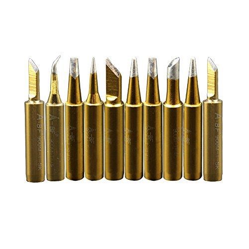 ABF A-BF 10pcs 900M Soldering Iron Tips for Hakko, Radio Shack, TENMA,ATTEN,