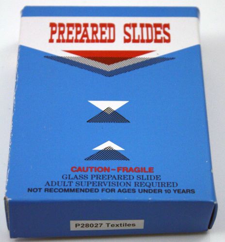 Prepared Textile Fiber Slides Set of 12