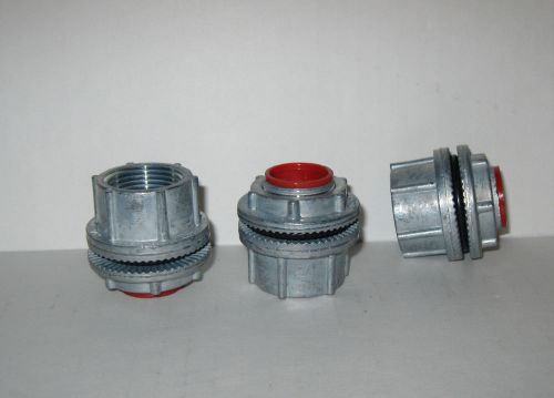 Lot of 10, 3/4&#034; Myers STA-2 Hub Conduit Fitting Liquid Tight Insulated Aluminum