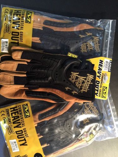 mechanix gloves Heavy Duty Three Pack Leather Gloves Size Large