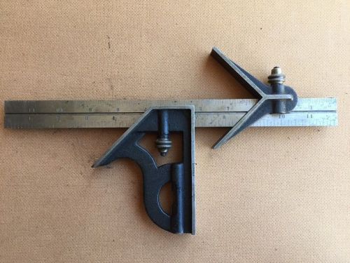 12&#034; Machinist Square - Starrett Square and Centering Head