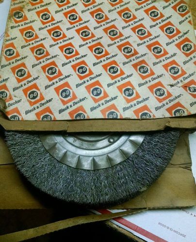 10&#034; Black &amp; Decker WIRE WHEEL 2&#034; bore 2&#034; width