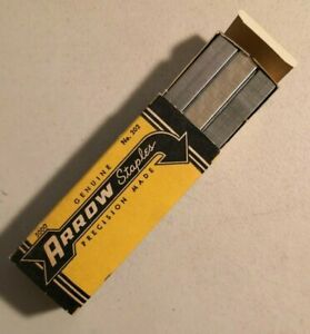 Vintage Genuine Arrow Staples No. 202 USA NOS -- 4837