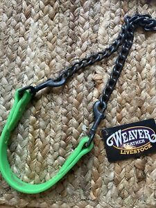 Weaver Livestock Brahma Webb Goat Collar 24” With Chain Hurricane Sheep Animal