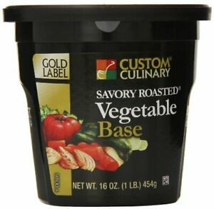 Custom Culinary Gold Label Base Savory, Roasted Vegetable, 1 Pound