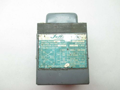 Jefferson electric 056-310-2 1ph 240/480v-ac 120/240 transformer d434122 for sale