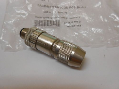 PHOENIX CONTACT SACC-M12FSB-5CON-PG9-SH-AU PLUG CONNECTOR BUS SYSTEM FEMALE