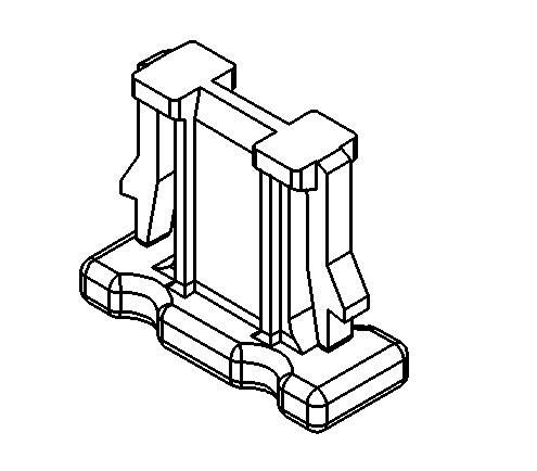 Automotive Connectors SECONDARY LOCK LIGHT GRAY (1000 pieces)