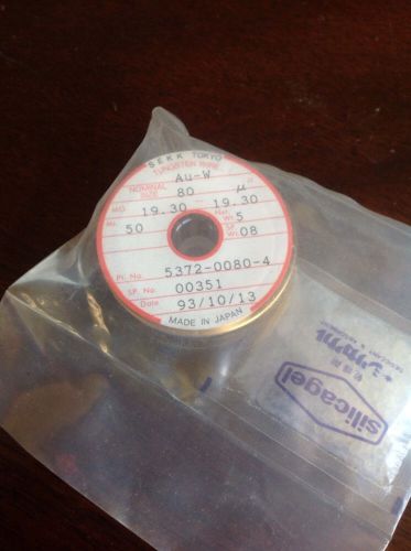 cannon copyer tungsten corona wire 80u gold plated 50m