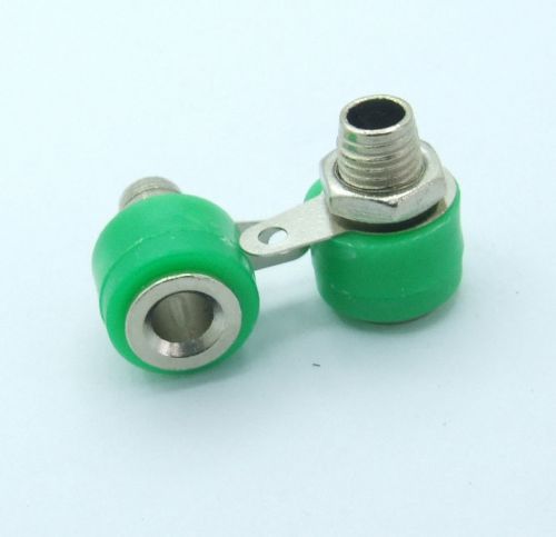 40PCS Green 4mm banana socket for Binding Post Test Instrument Power Test probes