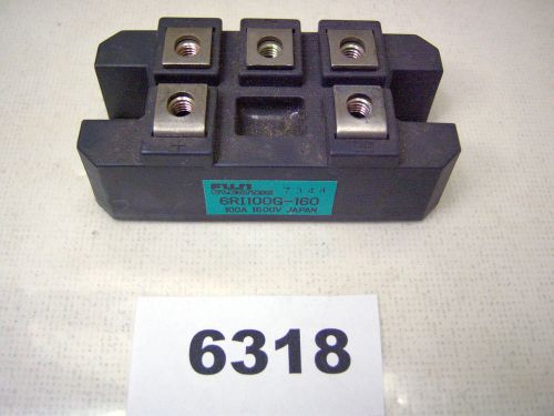 (6318) Fuji Power Block 6RI100G-160 3PH 100A 1600 Volt