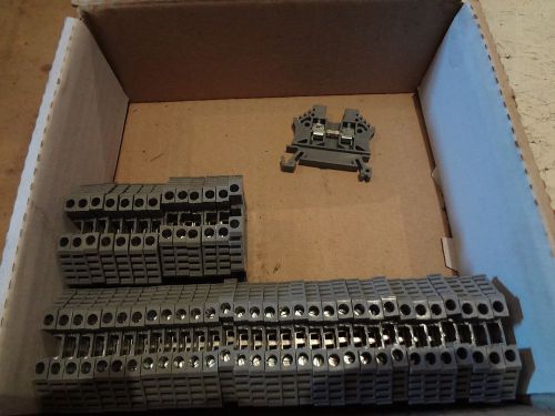 Lot of (45) dinnectors dnt-t12-a terminal block connectors for sale