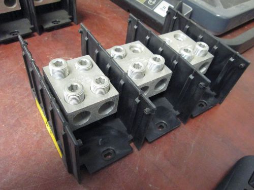 Bussmann Power Distribution Block 16500-3 Line(2) 350MCM Load(2) 350MCM 3P Used