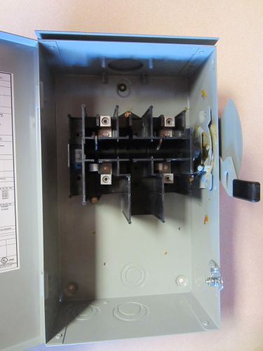 Eaton/cutler/hammer general duty safety switch  2-pole  120-240v 60a  nib for sale