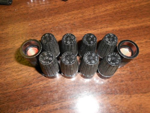 Thomas &amp; Betts Marrette 37 Wire Nuts Black Hi Temp Lot of 10