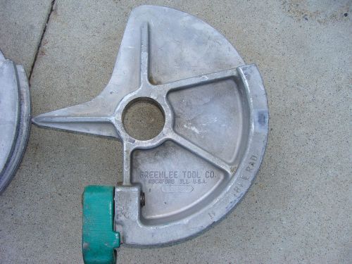 GREENLEE 555 EMT 1 1/2&#034; PIPE BENDER SHOE *gr8cond* NR