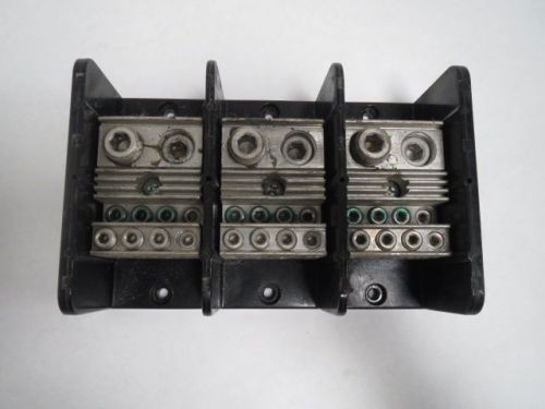 MARATHON 1453586 POEWR BLOCK 760A AMP 3P POLE TERMINAL 600V-AC CONTROL B204425