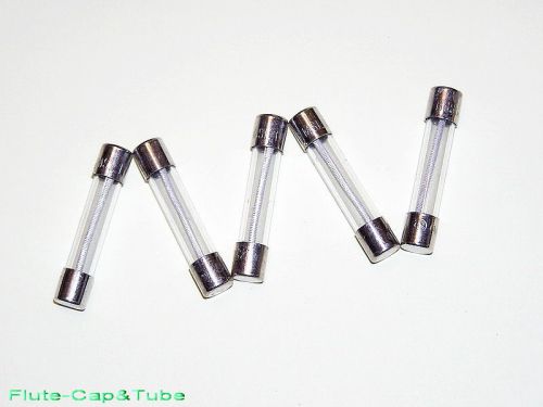 5pcs Bussmann Time Delay MSL-1 1A / 250V 6.3*32mm Glass Tube Fuses.