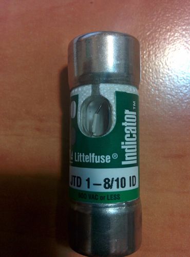 LittleFuse Time-Delay Fuse Class J Powr-Gard JTD 1 - 8/10 ID 600 Volt