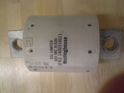 3 DSL Limiter 600 VAC B1600 Style 140D316G11 Westinghouse Fuse