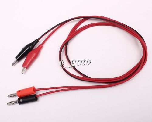 Banana jack alligator clip multimeter test line 1m power supply test line good for sale