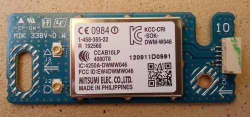 SONY KDL55HX750 WI-FI BOARD 1-458-355-22 R 192560 DWM-W046