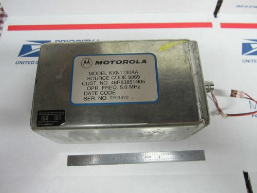 MOTOROLA 5 MHz QUARTZ OSCILLATOR FREQUENCY STANDARD #2