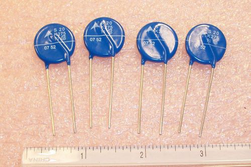 25 pcs S20K275 EPCOS 275Vac MOV 20mm VARISTORS ROHS ..FREE SHIPPING