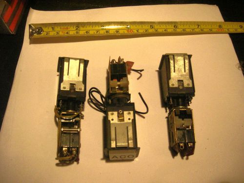 3 x Illuminated ACO (Alarm Cut Off) Switches :  Lot 29