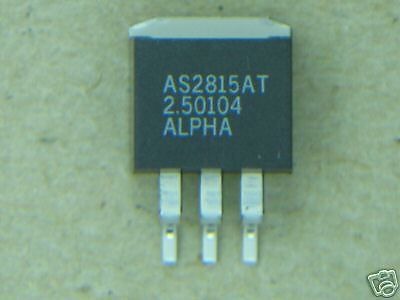 Sipex/Alpha 2.5V/1.5A Regulator AS2815AT-2.5,New,Qty.10