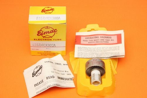 EIMAC 8167 4CX300A - POWER TRANSMITTING TUBE - SINGLE - NIB - NOS