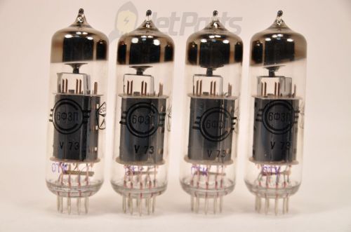 4 x 6F3P = 6BM8 = ECL82  TUBES! PLATINUM-GOLD GRID! SVETLANA 70s Years! NEW!