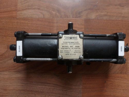 CONTROMATICS ( WATTS ) MODEL NO 200B PNEUMATIC ACTUATOR *NEW OLD STOCK*