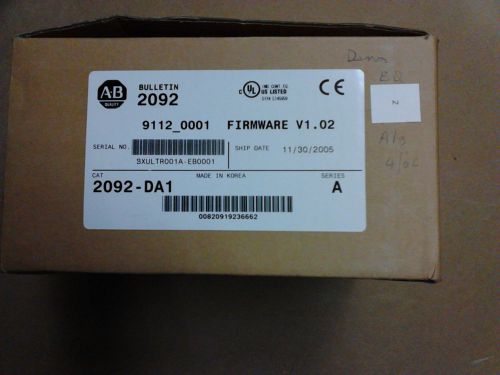 Allen-Bradley 2092-DA1 Ultra1500 Servo Drive