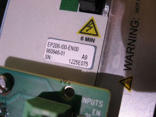 EMERSON EP206-I00-EN00 EPSILON EP INDEXING SERVO DRIVE - Good Condition