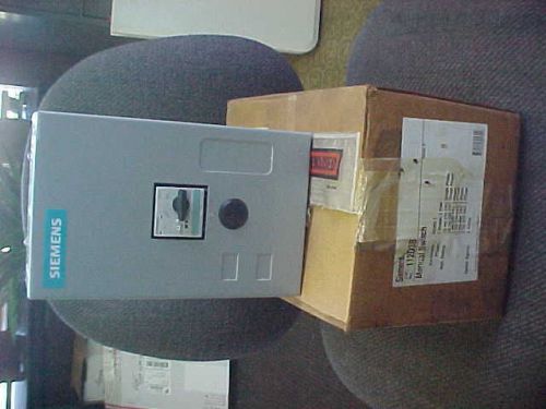 SIEMENS MANUAL SWITCH 112D3B NEMA 1 ENCLOSURE