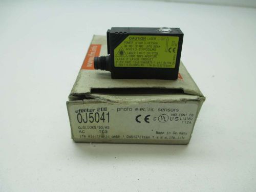 NEW IFM EFECTOR OJ5041 OJSLOOKG/SO/AS THROUGH-BEAM 10-30V-DC SENSOR D395469