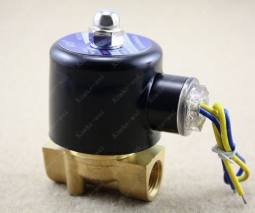 12v dc 3/8&#034; electric solenoid valve water gas diesel for sale