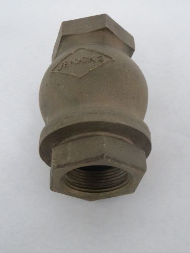 JENKINS 1-1/4 IN NPT BRONZE 150 THREADED VERTICAL LIFT CHECK VALVE B380216