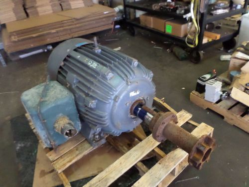 Us motor repaire tag leppert-nutmeg inc. 125hp 445t:fr mod:corr 3ph 460v used for sale