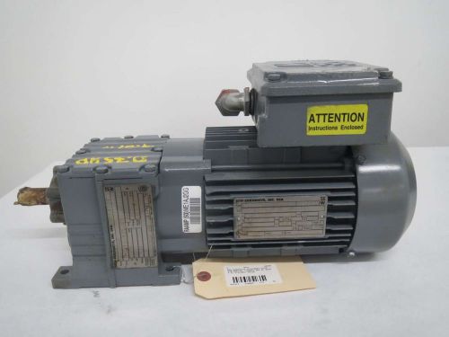 SEW EURODRIVE R17DT80K4 0.75HP 230/460V-AC 1700RPM AC GEAR 4.51:1 MOTOR B378820