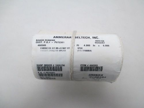 NEW AMMERAAL BELTECH R100054 ENDLESS SPLICE CONVEYOR 6X184 IN BELT D332953