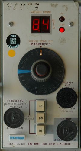 Tektronix TG 501 Time Mark Generator, Works Great!