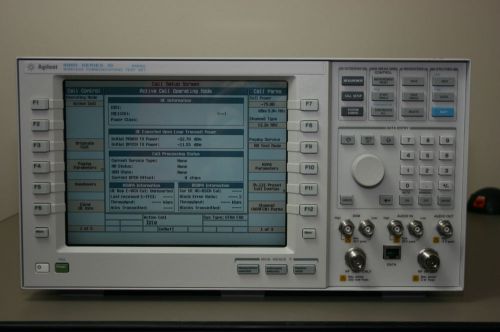 Agilent E5515C 8960 Series 10 Test Set, WCDMA, HSDPA, GSM/GPRS, Warranty &amp; Cal.