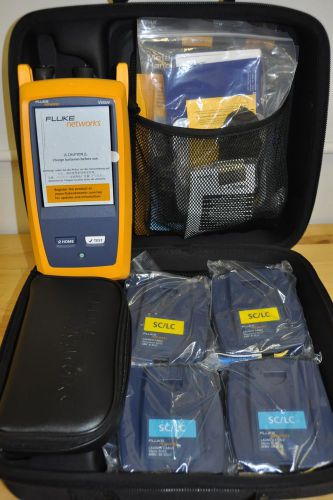 FLUKE NETWORKS OFP-100-QI OPTIFIBER PRO QUAD OTDR w/ INSEPCTION KIT 4114655