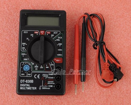 1pcs Digital LCD Voltmeter Ohmmeter Ammeter Multimeter Handheld Tester OHM VOLT